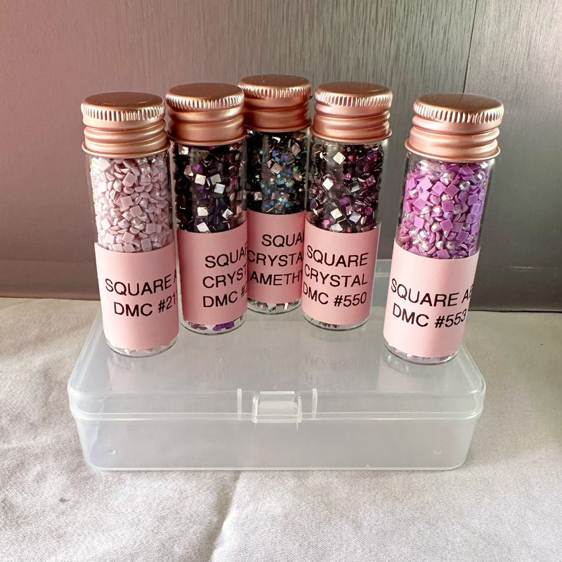 Large Square Sample Set Purple