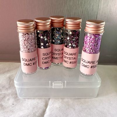 Large Square Sample Set Purple