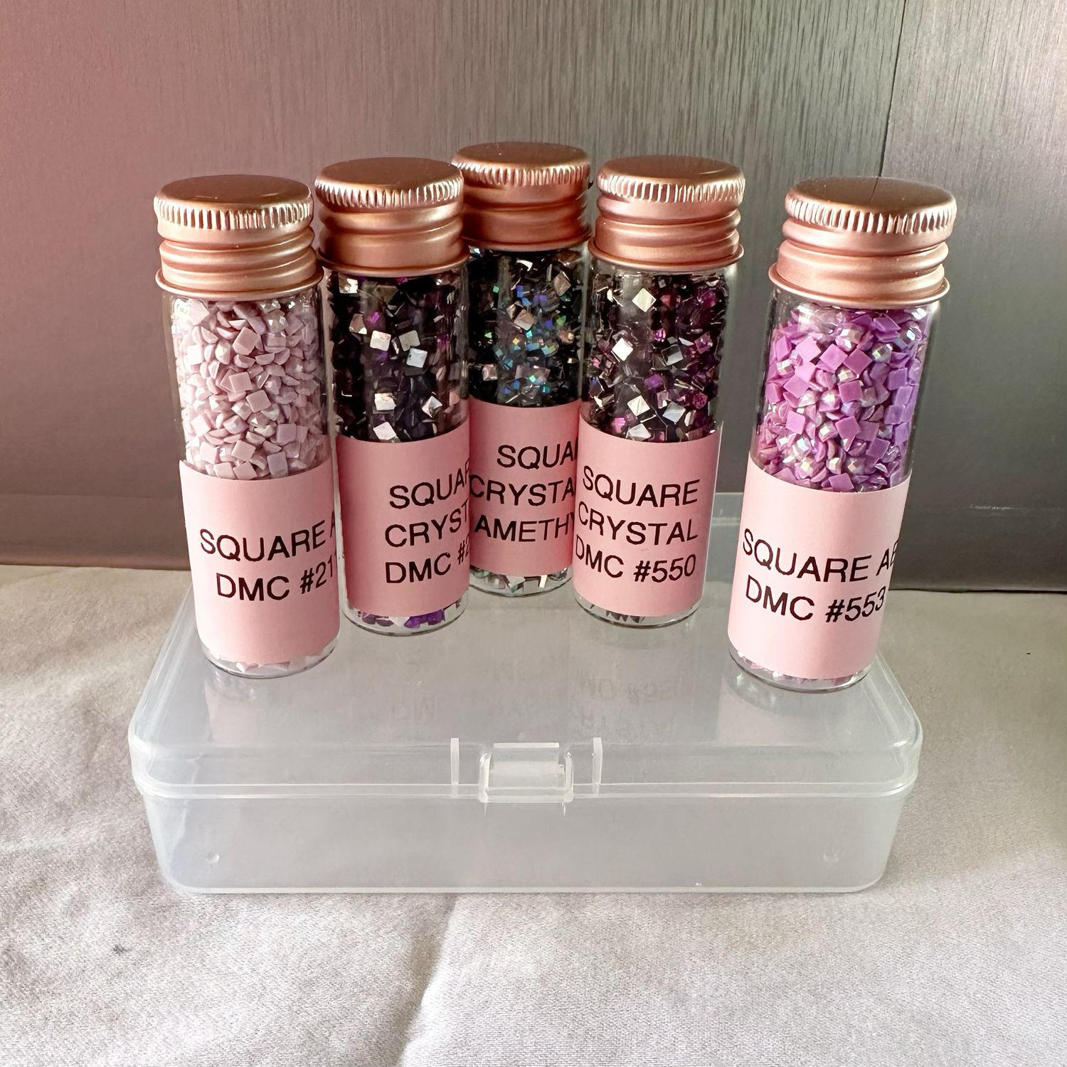 Large Square Sample Set Purple