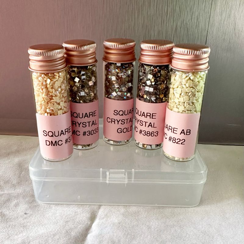 Large Square Sample Set Light Brown