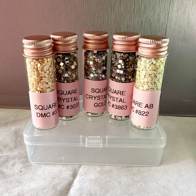 Large Square Sample Set Light Brown