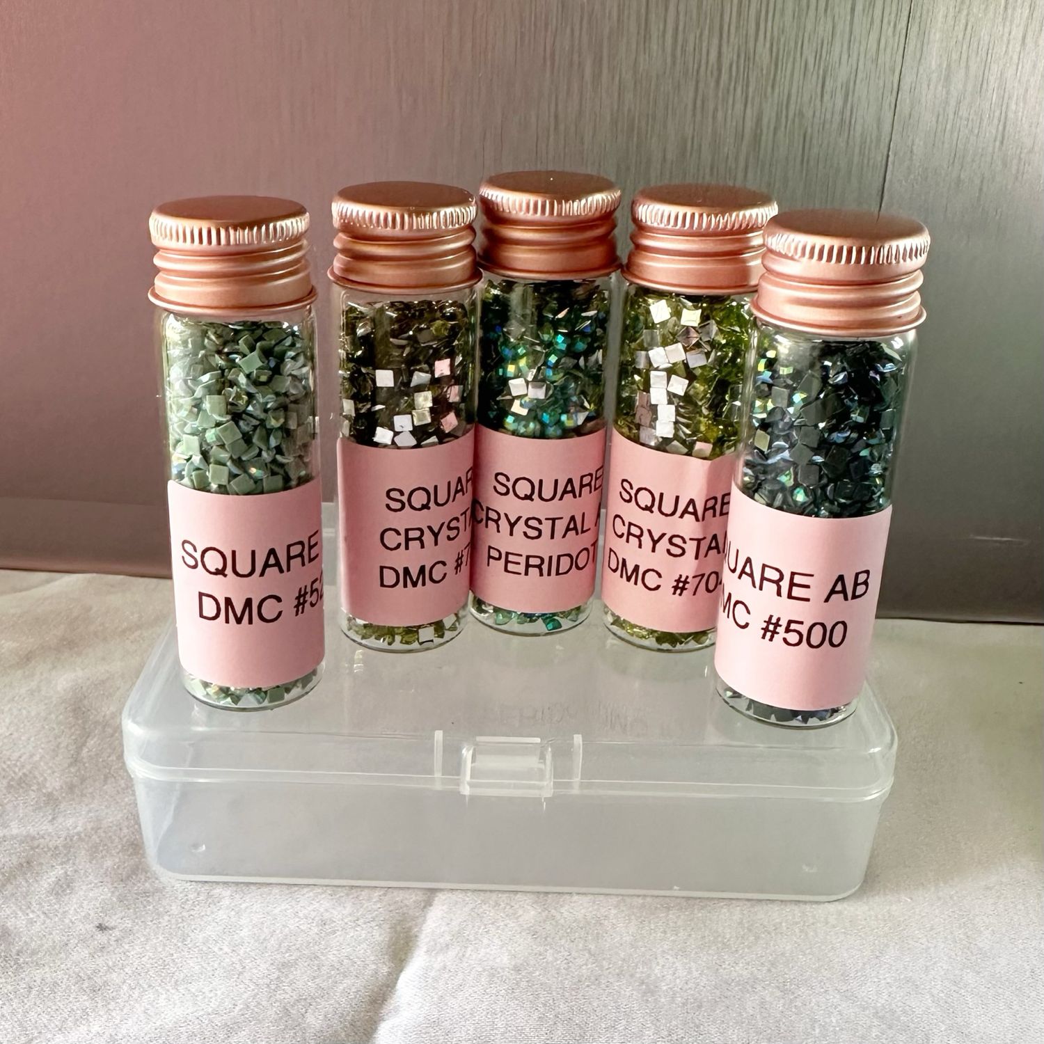 Large Square Sample Set Army Green