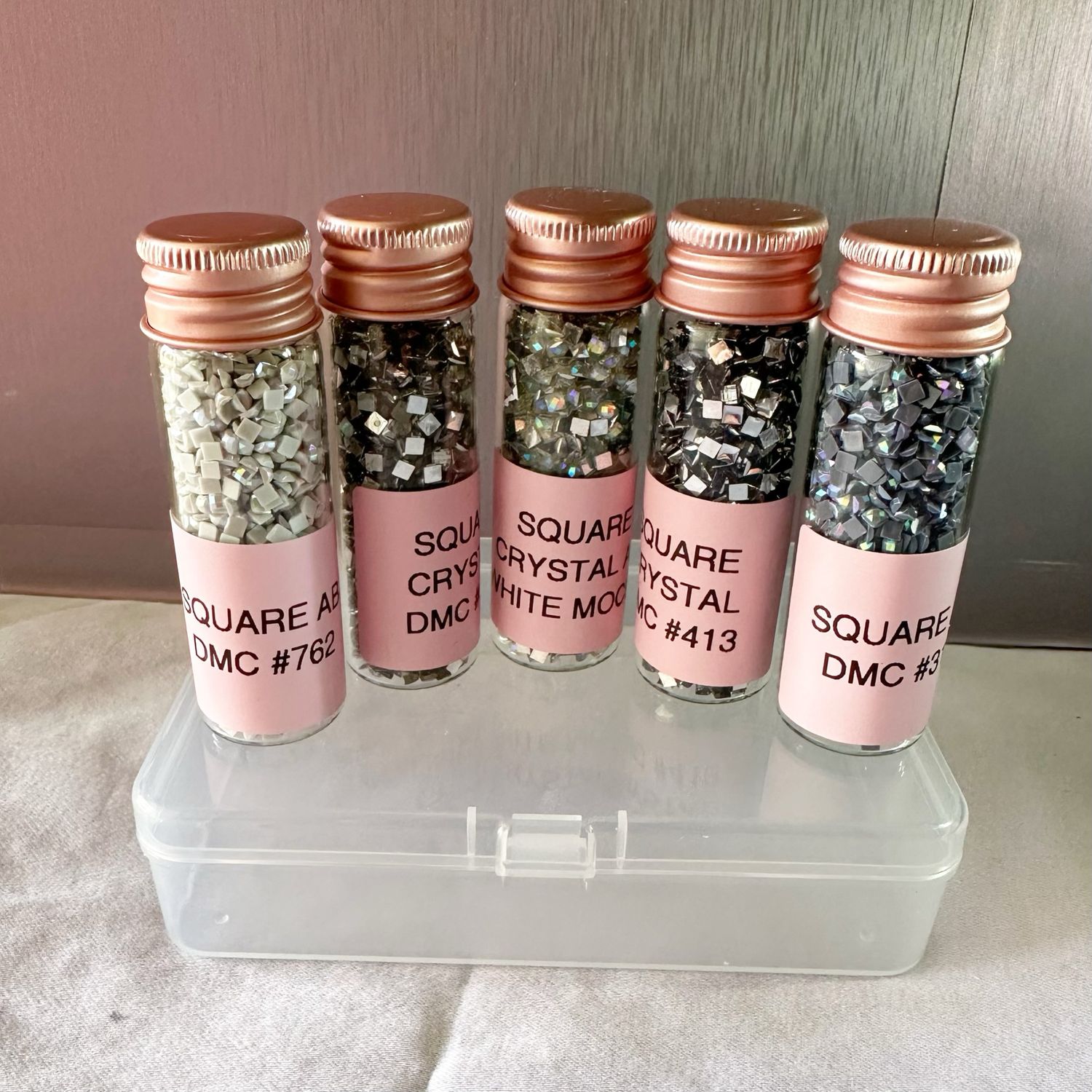 Large Square Sample Set Grey