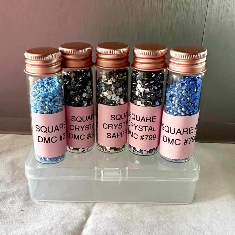 Large Square Sample Set Blue #2