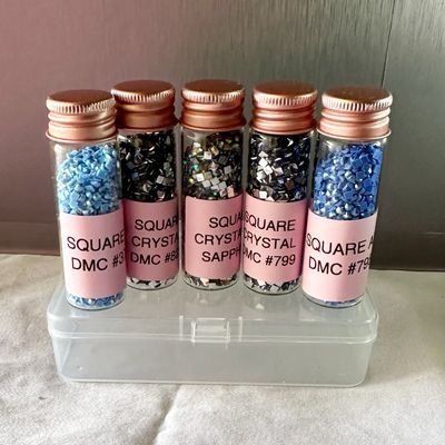 Large Square Sample Set Blue #2
