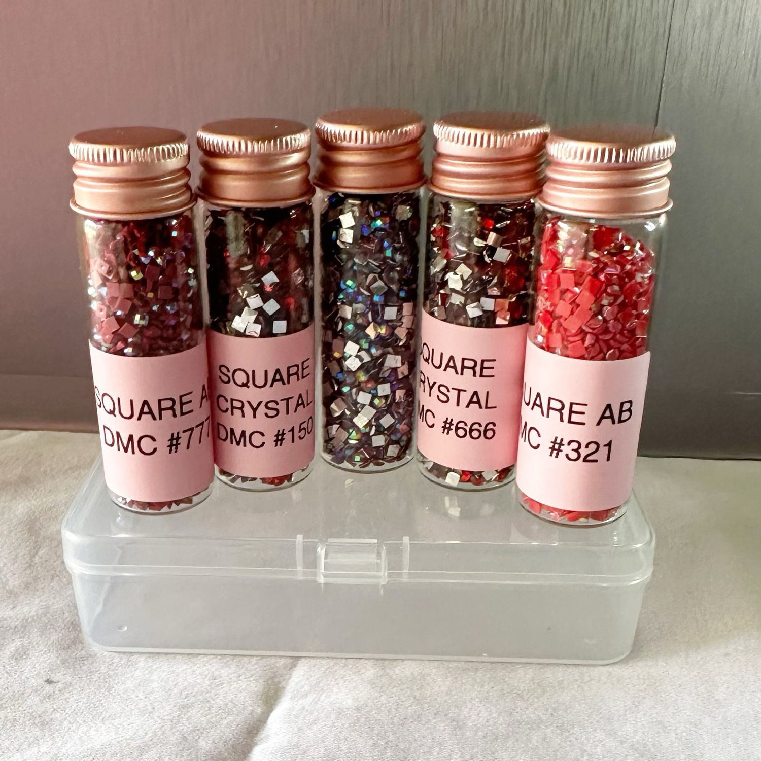 Large Square Sample Set Red