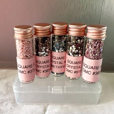 Large Square Sample Set Violet