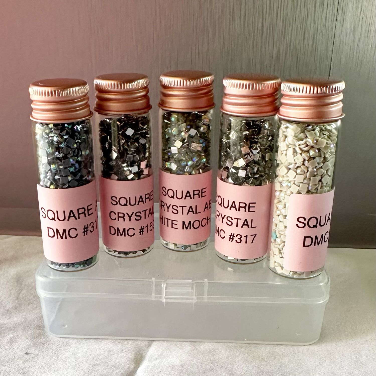 Large Square Sample Set Grey
