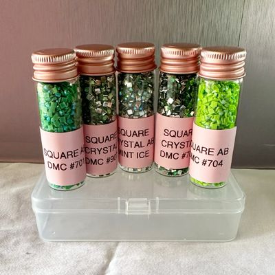 Large Square Sample Set Green