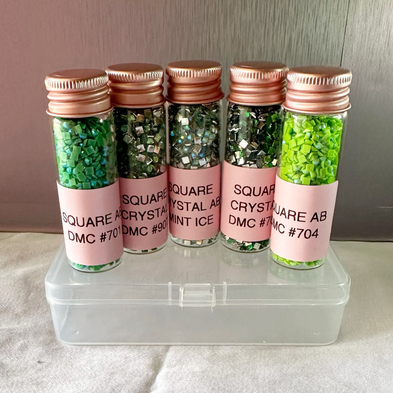 Large Square Sample Set Green