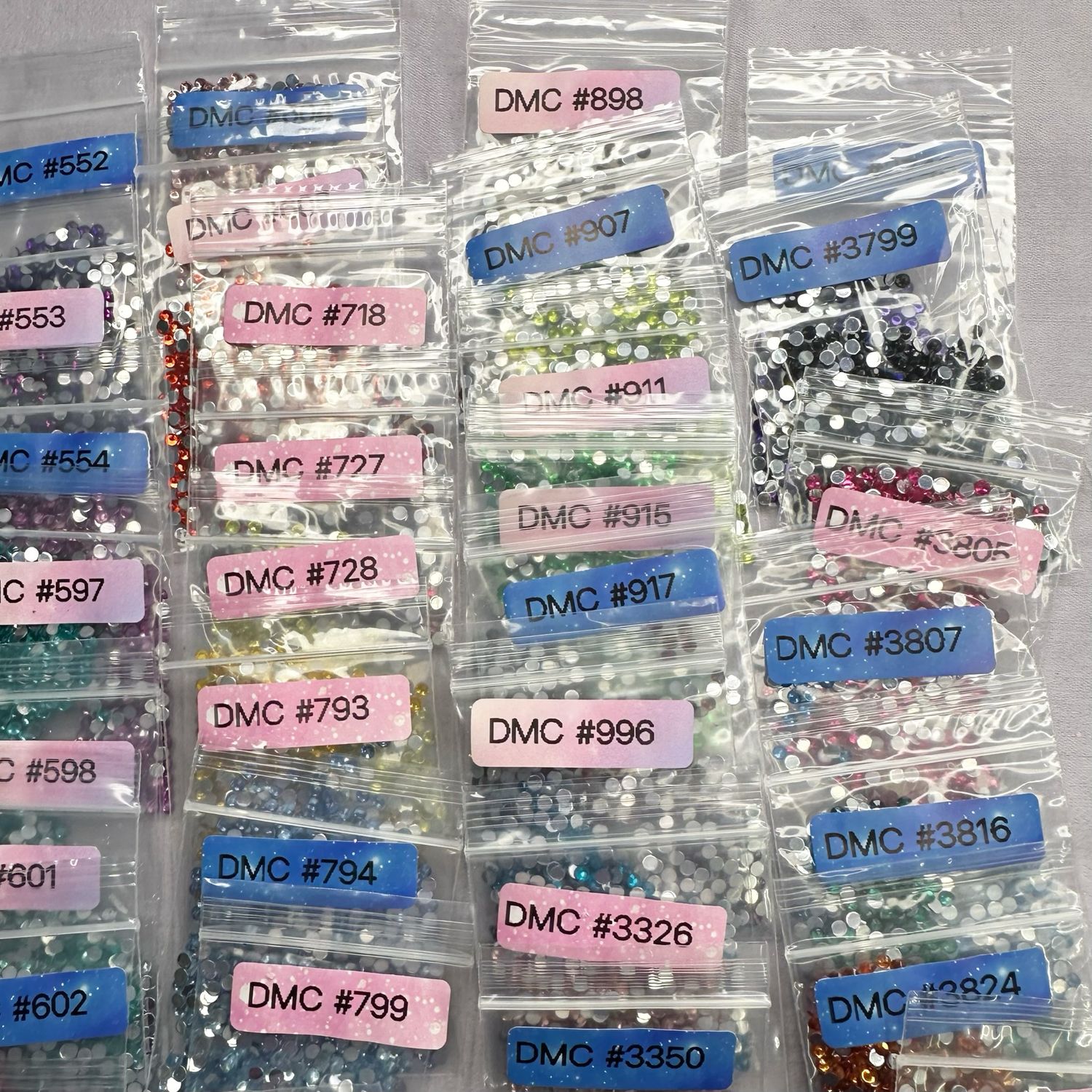 Round Crystal Drills Mini Set 40 Colors