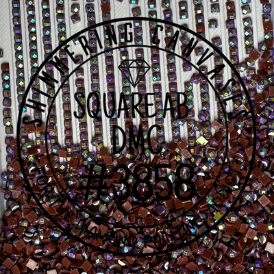 Square AB Drills DMC #3858 Rosewood, Medium