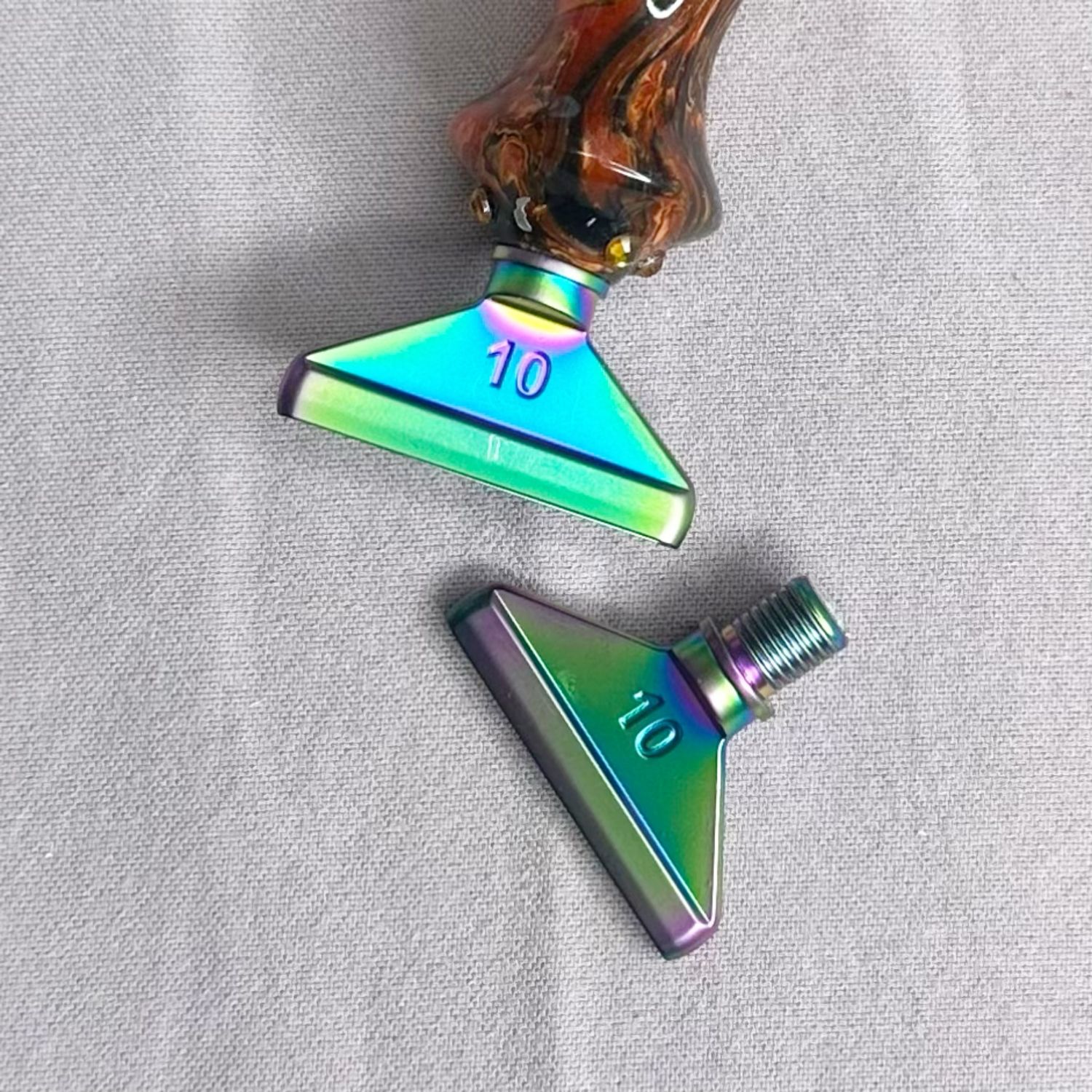 Threaded Diamond painting Pen tip Rainbow 10 placer