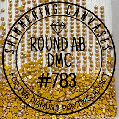 Round AB DMC #783 Topaz, Medium