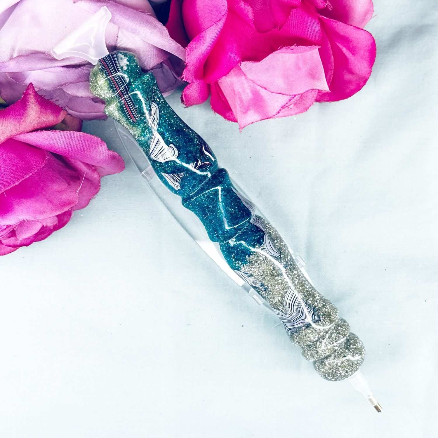 ***Diamond painting Pen 6” Glitter Fordite