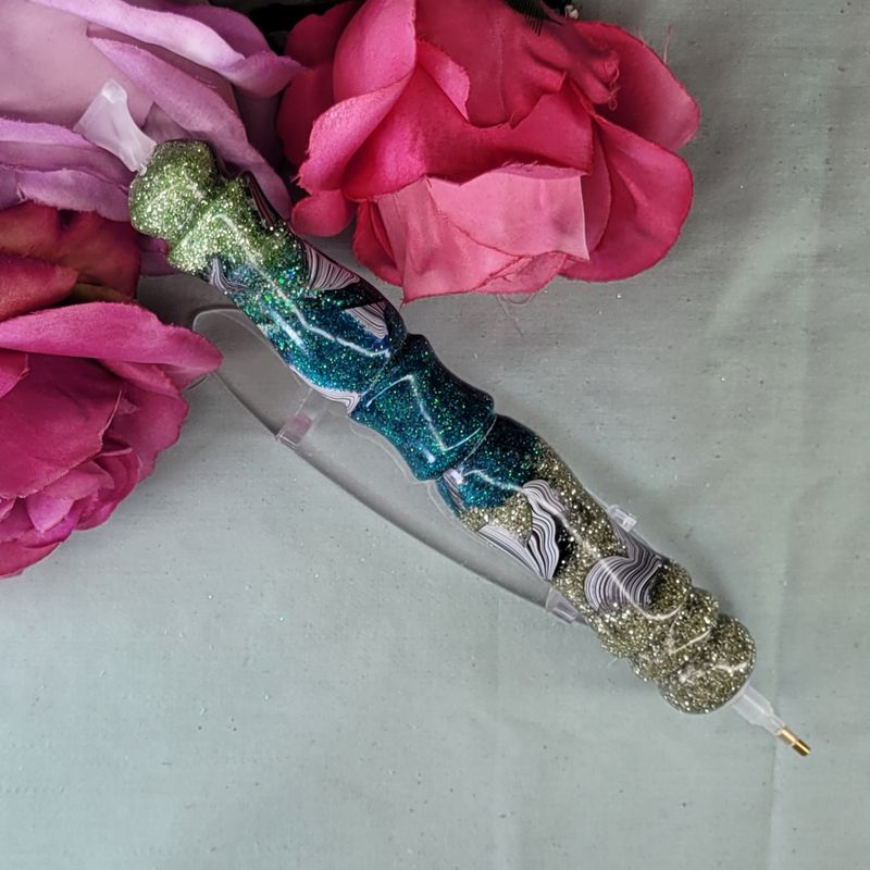 ***Diamond painting Pen 6” Glitter Fordite
