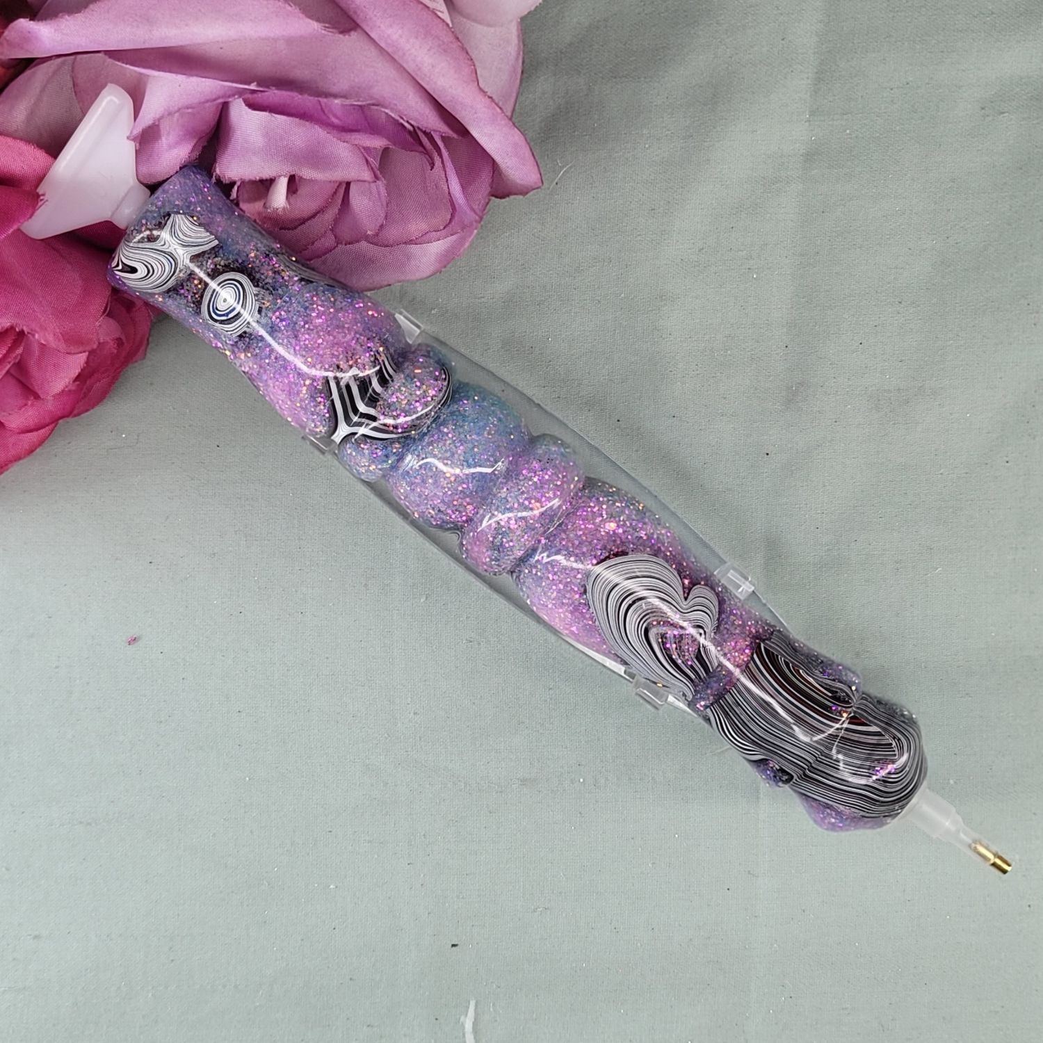 ***Diamond painting Pen 6” Glitter Fordite