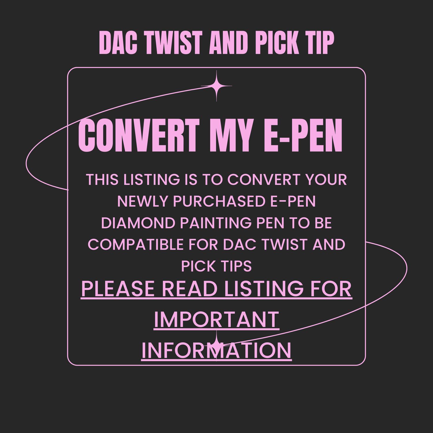 Convert my E-Pen to be compatible with DAC Twist and Pick Tip