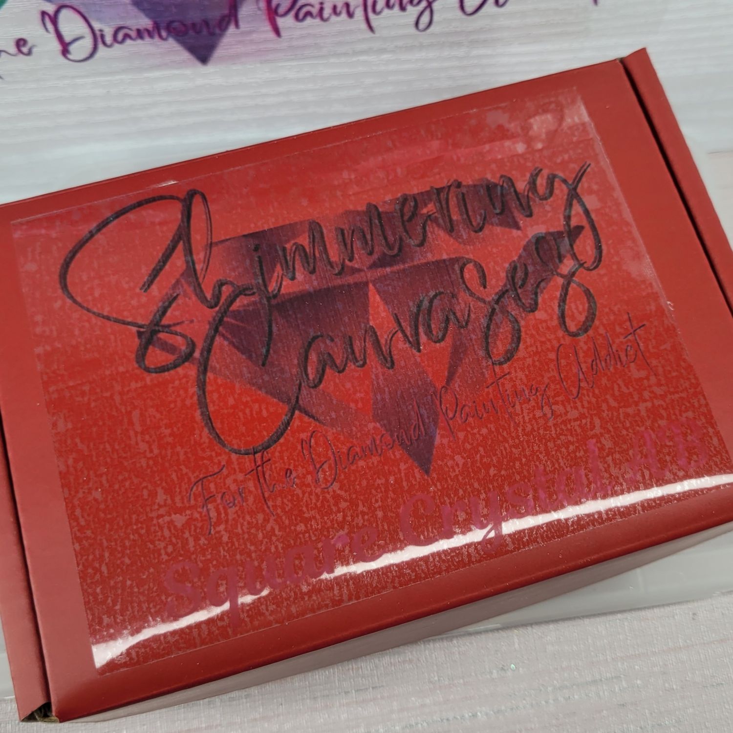 Square Crystal AB Drill Christmas Gift Set