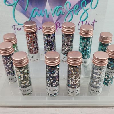 Square Crystal AB Drill Christmas Gift Set