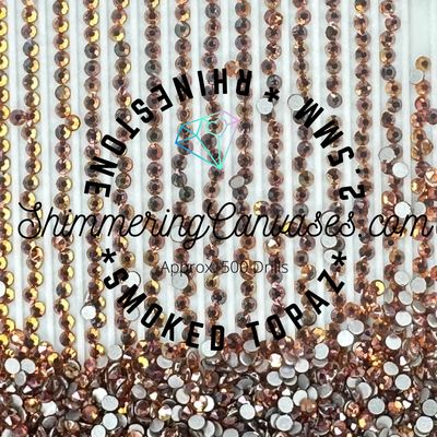 2.5mm Satin Topaz (Square)