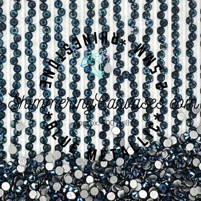 2.5mm Metallic Blue (Square)