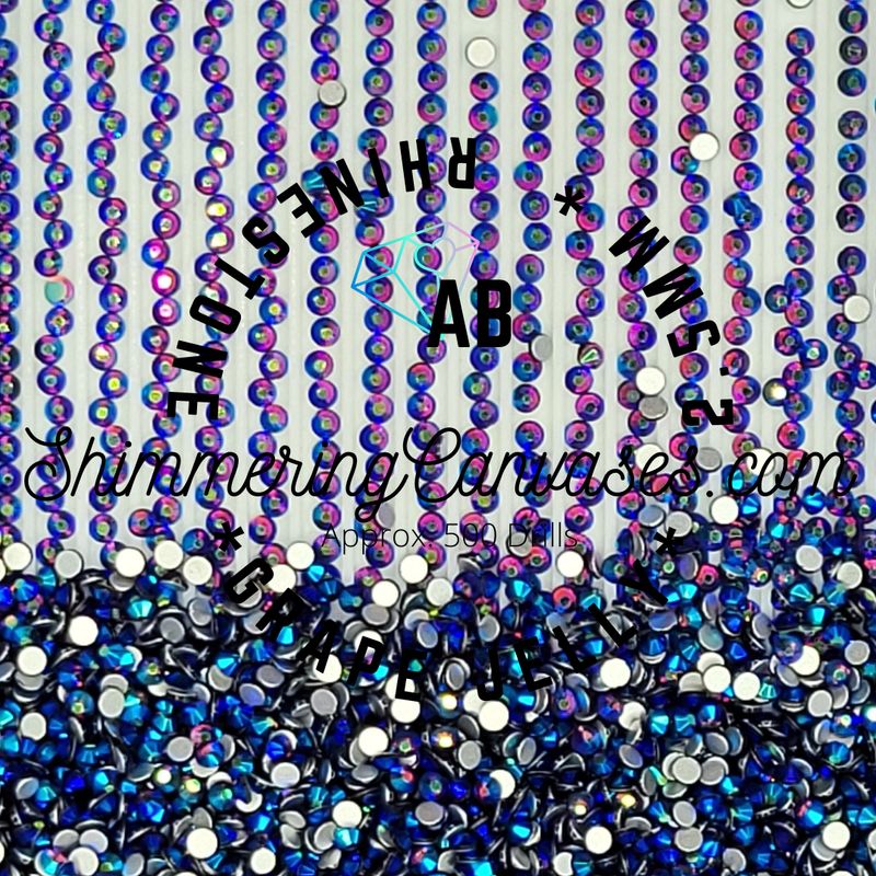 2.5mm Grape Jelly AB (Square)