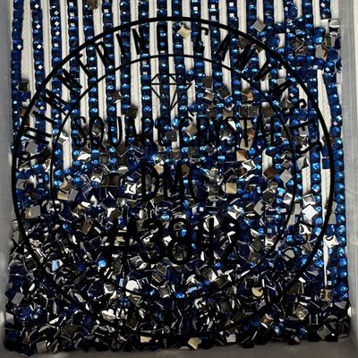 Square Crystal DMC #3842 Wedgewood, Dark