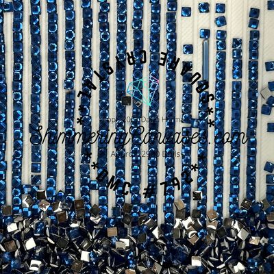 Square Crystal DMC #792 Cornflower Blue, Dark