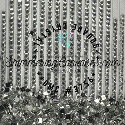 Square Crystal DMC #3756 Baby Blue, Ultra