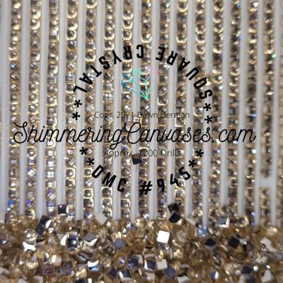 Square Crystal DMC #945 Tawney, Medium