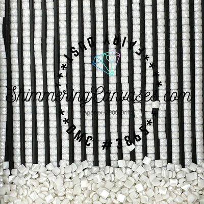 Square Fairy Dust Drill DMC #3865 Winter White