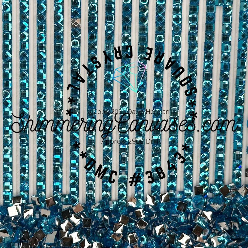 Square Crystal DMC #3843