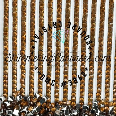 Square Crystal DMC #3862