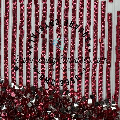 Square Crystal DMC #3350 Dusty Rose, Ultra