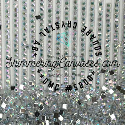 Square Crystal AB Drill DMC #5200