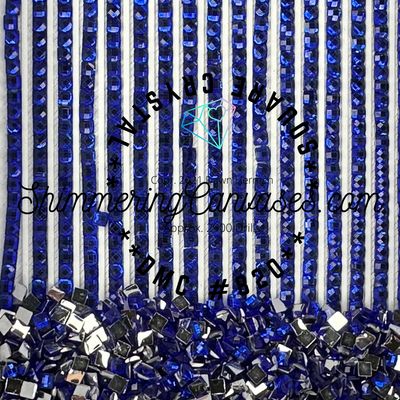 Square Crystal DMC #820 Royal Blue, Very Dark
