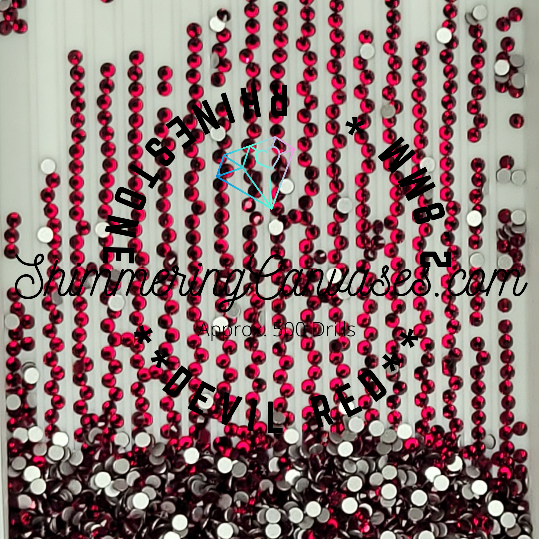 2.8mm Devil Red (Round)