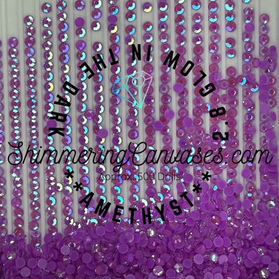 2.8mm Glow in the Dark Amethyst (Round)