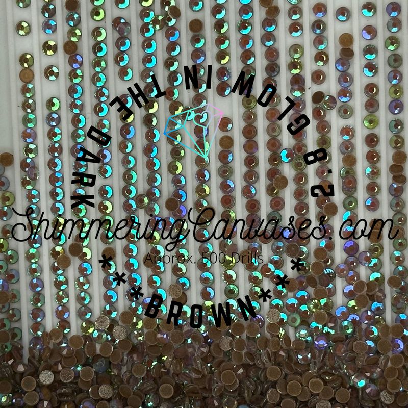 2.8mm Glow in the Dark Cocoa (Round)