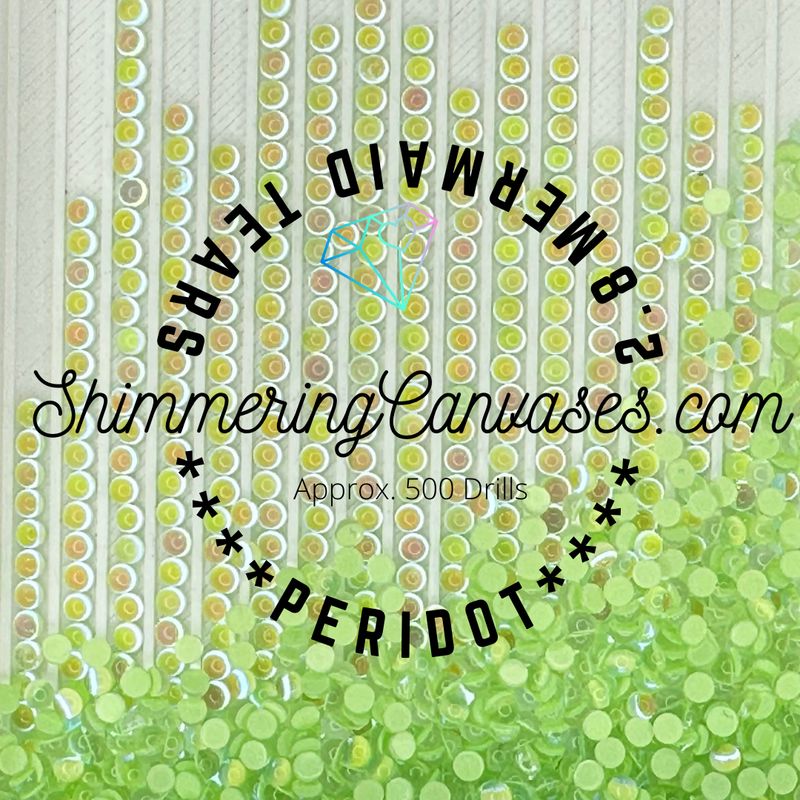 2.8mm Mermaid Tears Peridot (Round)