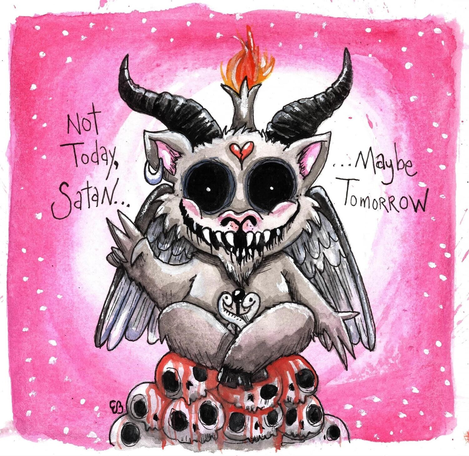 Not Today Satan by Emi Boz