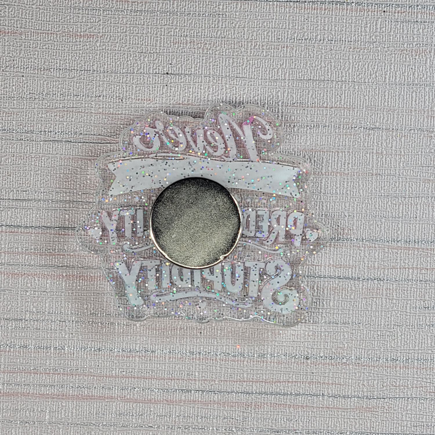 Cover Minder "Never Underestimate the predictability of Stupidity"