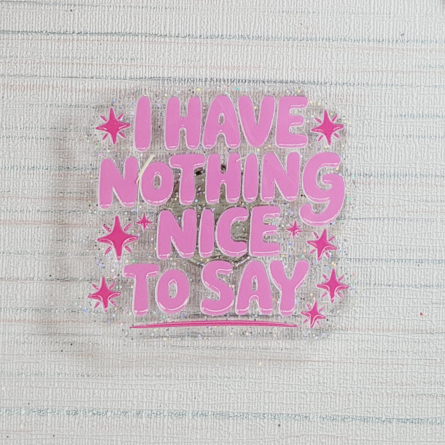 Cover Minder "I have nothing nice to say"