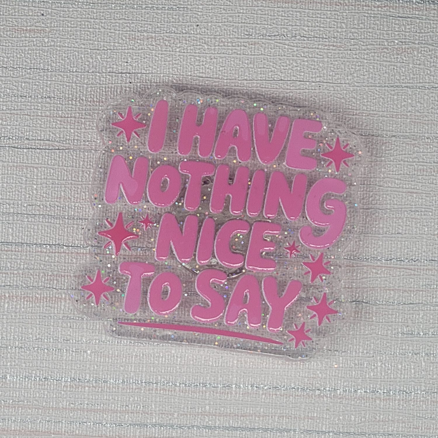 Cover Minder "I have nothing nice to say"