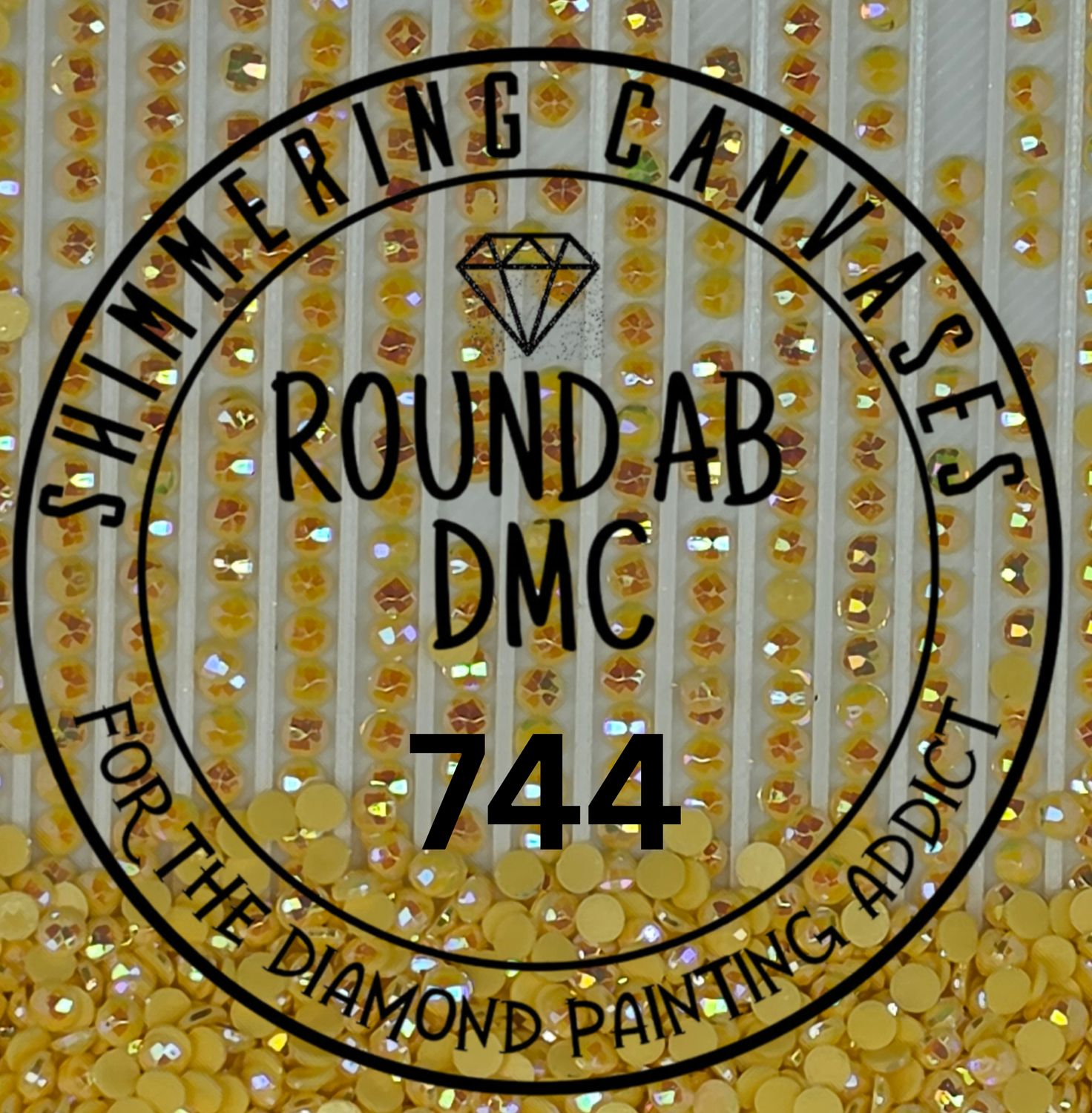 Round AB DMC #744