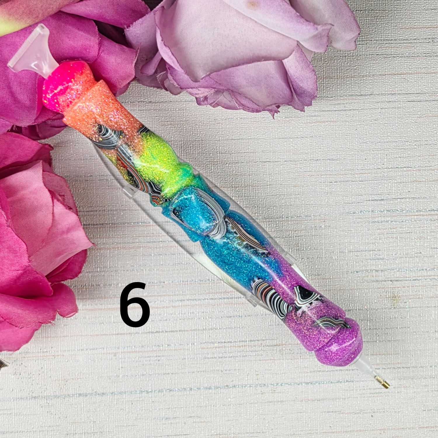 ***Diamond painting Pen 6" Fordite