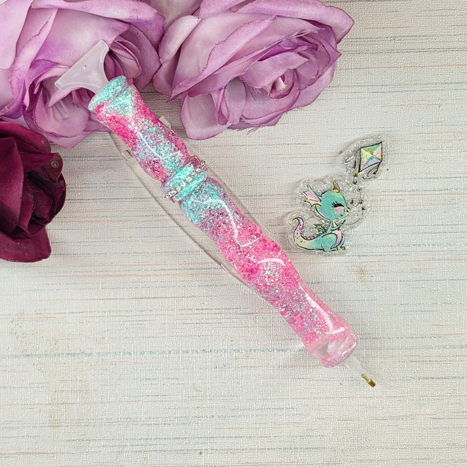 ***Diamond painting Pen 6" with Cover Minder