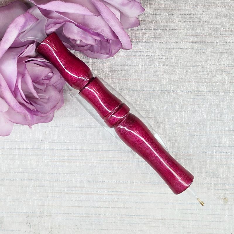 Diamond Painting Pen made from Dyed Maple Wood