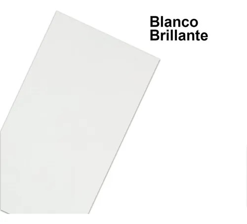 Lamina merino blanco brillante